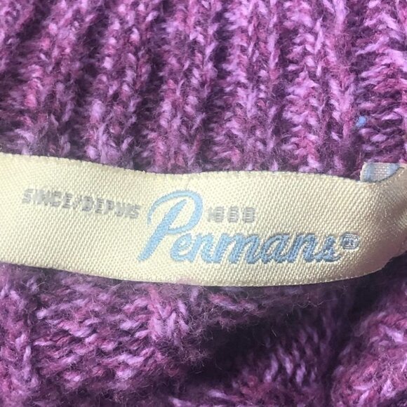 Size L Vintage Penmans Zip up sweater - Picture 8 of 9